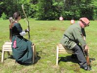 shooting from horseback
