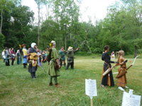 archers on the line for long-distance windmill shoot
