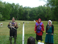 king omega, peter and jehannine in front of first two shoots