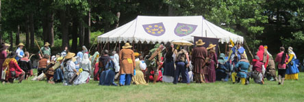 opening Court of Kenric and Avelina